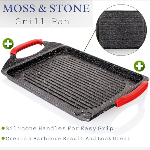 Griddle Aluminum BBQ (Rectangle Grill Pan)