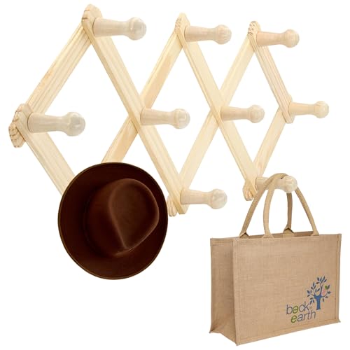 Accordion Style Wood Expandable Rack Hat (1 Pack)