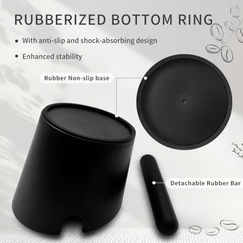 5 Inch Espresso Knock Box (5 Inch Knock Box)