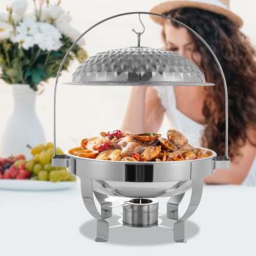Chafing Dish Buffet Set (8L/8.5QT / Silver)