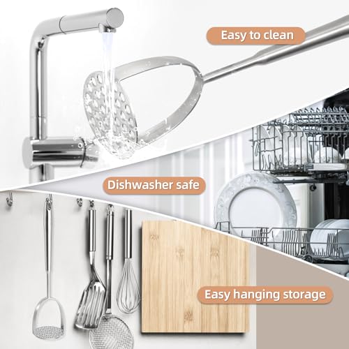 Heavy Duty Mashed Potatoe Masher (Heavy Duty stainless steel Masher)