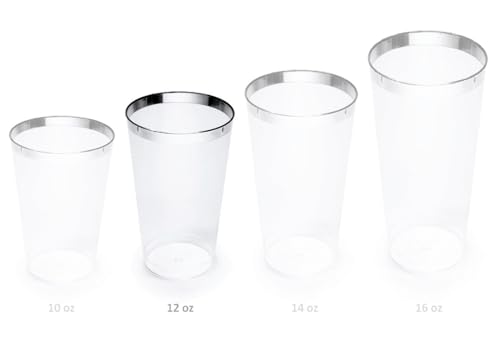 OCCASIONS " 960 Piece set (960 Piece (120 Guest) / I. Imperial White & Silver Rim)