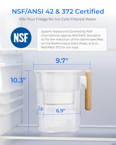 PT 04C Water Filter Pitcher (Classic Pitcher / Clear)