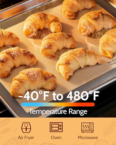 Non Stick Silicone Baking Sheet (Gray)
