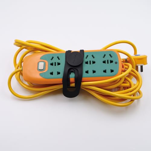 Silicone Latch Strap for Slow Cooker Lid (Black&Black / 55 cm)
