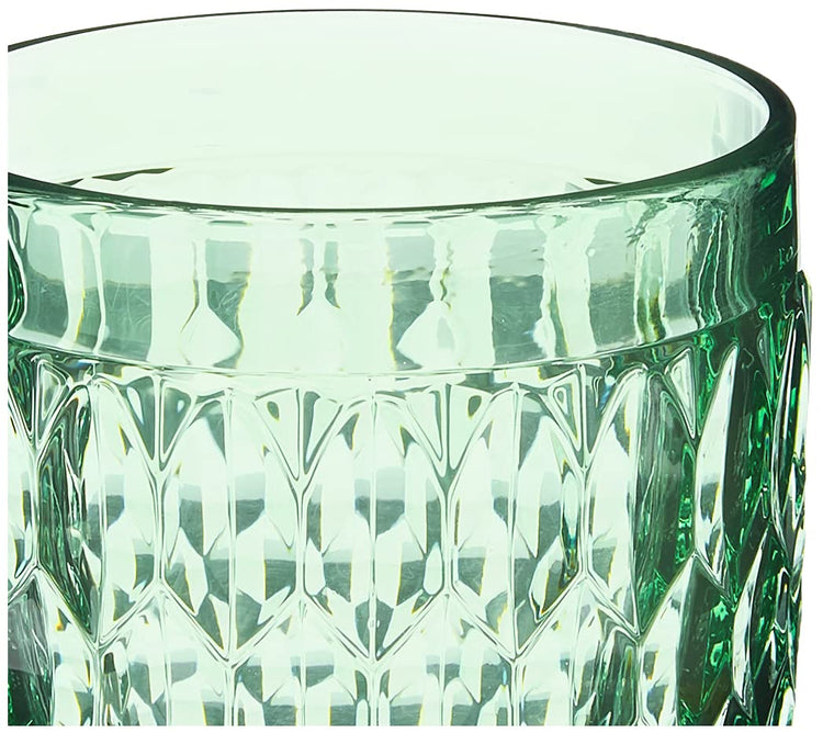 Boston Green Crystal Highball Glasses (Green / Highball)