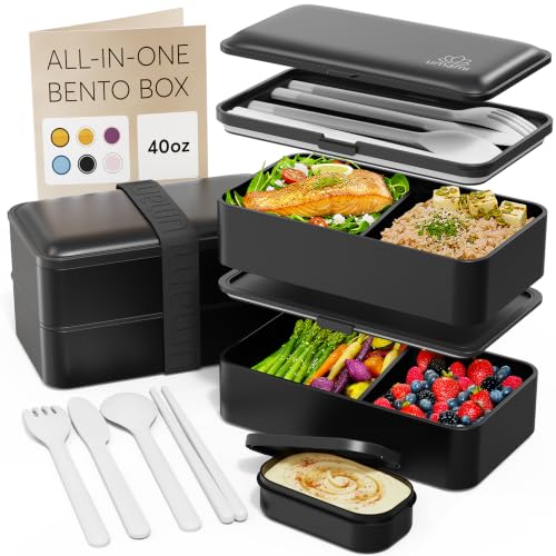 Bento Box Adult All (M - 40 oz / Matte Black)