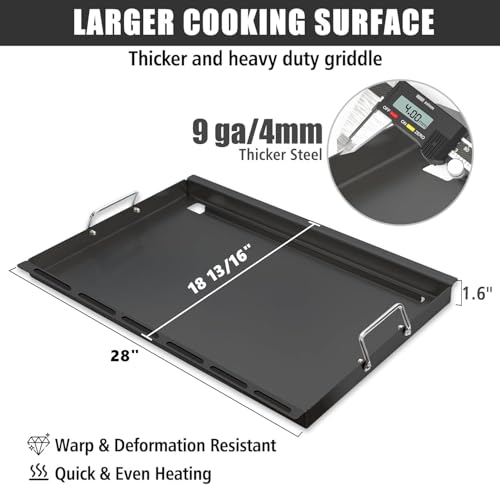 Full Size Griddle Insert for KitchenAid 4 (18.8" x 28" x 1.4")