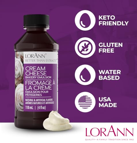 Cream Cheese Emulsion & Flavoring For Baking (16 Fl Oz (Pack of 1))
