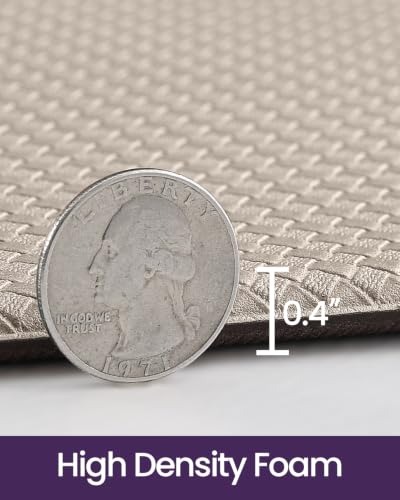 Kitchen Floor Mats Cushioned Anti Fatigue (Beige / 94"l X 23"w X 0.4"th)
