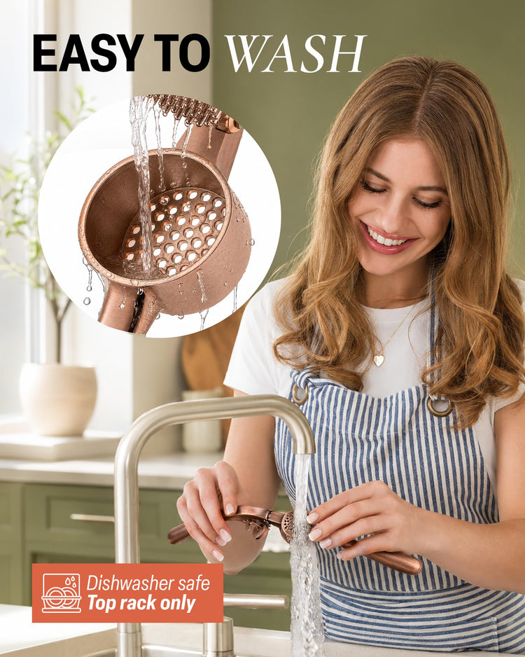 Large Premium Garlic Press Set (Extra Large | Copper)