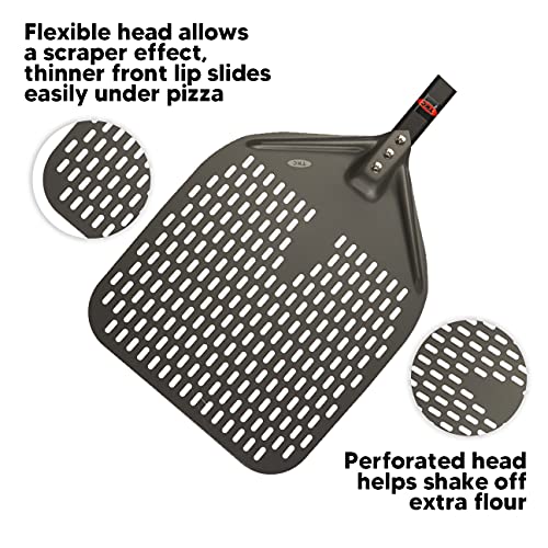 Perforated Pizza Peel (12" Black)