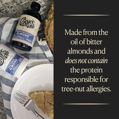 Pure Almond Extract for Baking & Cooking (16 Fl Oz (Pack of 1))