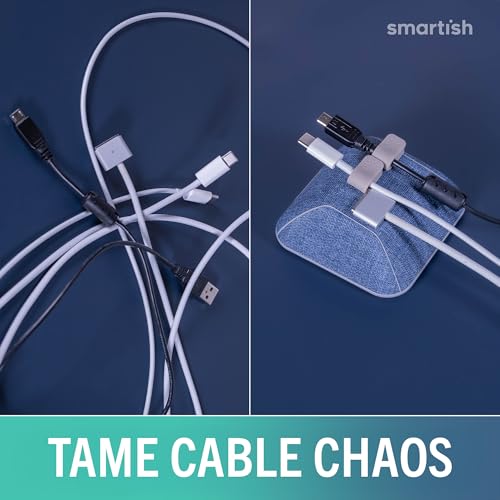 Magnetic Cord Holder (Medium / Blue Jeanie)