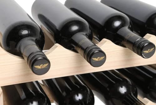 54 Bottle Wine Rack Natural Pine (Natural Pine)
