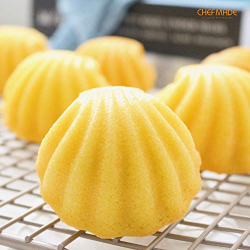Madeleine Mold Cake Pan (01 - Spherical Shell 12 Cups)