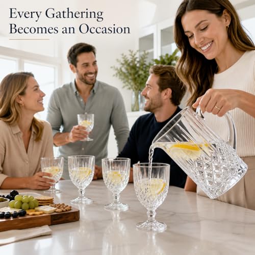Noblesse 5 Piece Set (1 Jug + 4 All Purpose Glasses)