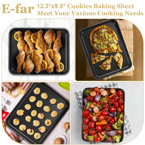 12.3x9.5x1 Inch Cookie Sheet for Baking (12.5x9.5x1 Inches)