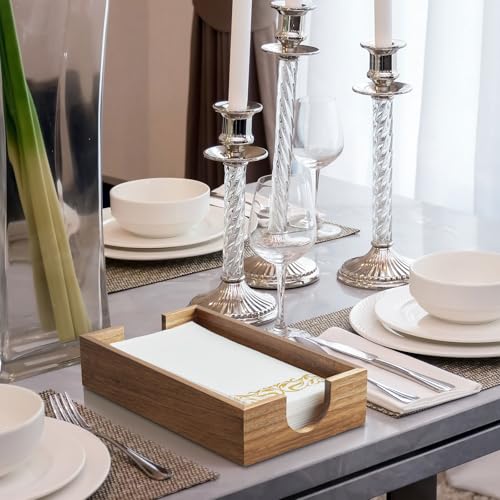 Napkin Holder for Bathroom (Acacia)