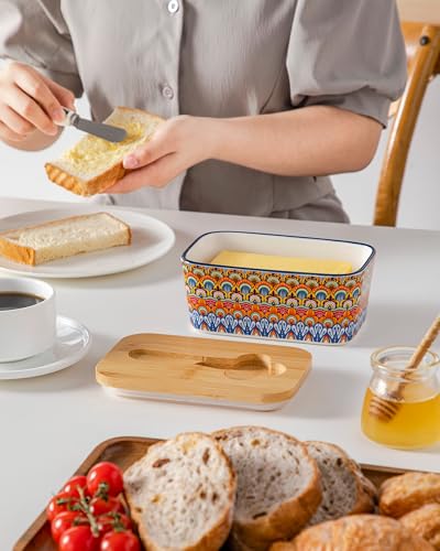 6.5" Butter Dish with Lid (Regal Bloom)