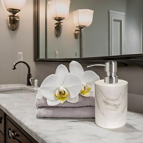 Marble Soap Dispenser (White)