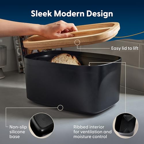 Union Large Bread Box (Black)