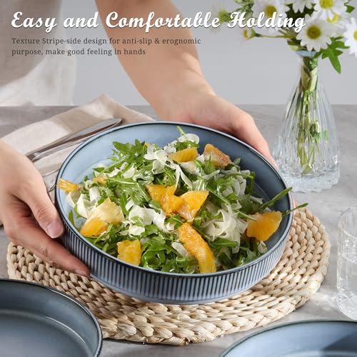 Pasta Bowls Set of 4 (Dusty Blue)