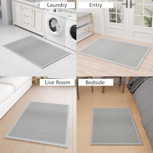 Kitchen Mat for Floor (Grey / 24"x36" (Rectangular))