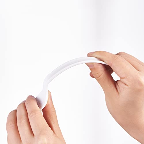 500 Count Heavy Duty White Plastic Forks Disposable Utensils Party Cutlery Heavyweight (fork)