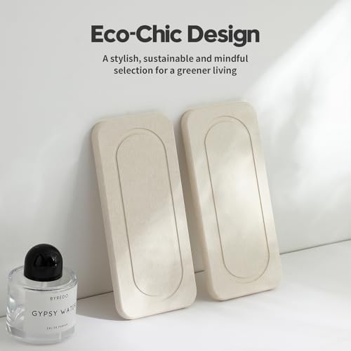 2Pack Diatomite Stone Sink Tray (2 Pack - Beige - 8"x 3.8")