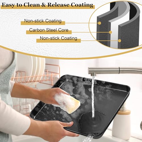 12.3x9.5x1 Inch Cookie Sheet for Baking (12.5x9.5x1 Inches)