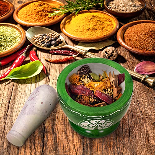 Mortar and Pestle (Green Tree of Life)