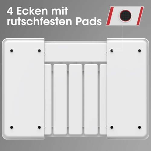 Silverware Drawer Organizer (Large / White)