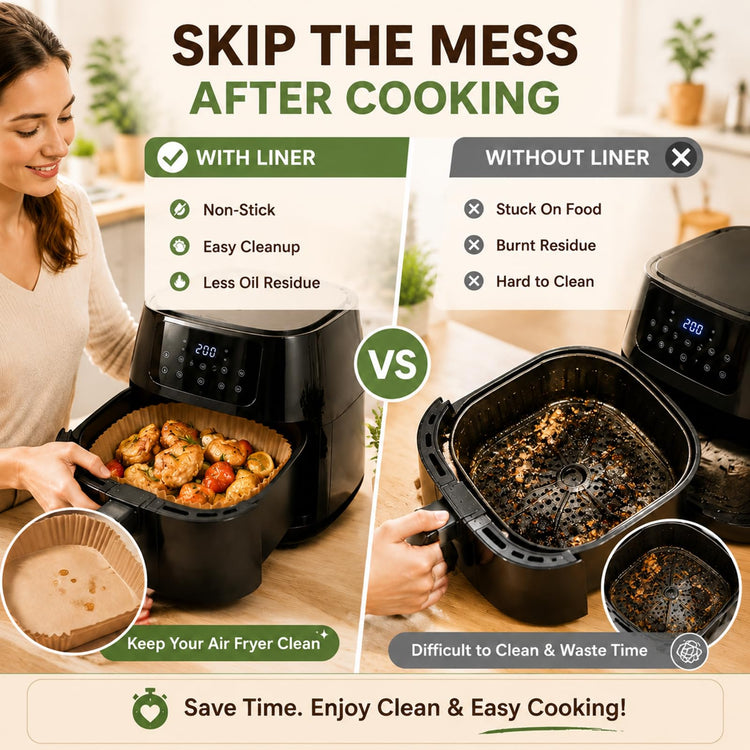10 Inch Air Fryer Liners Disposable (10in)