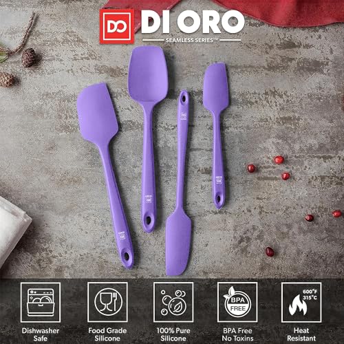 DI ORO Silicone Spatula Set (Lavender)