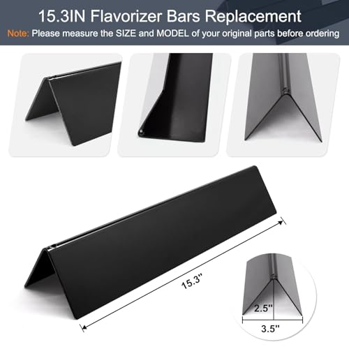 7635 Flavorizer Bars & 69785 Burner Tubes Kit for Weber Spirit 200 & Spirit II 200 (L1 7635&69785)