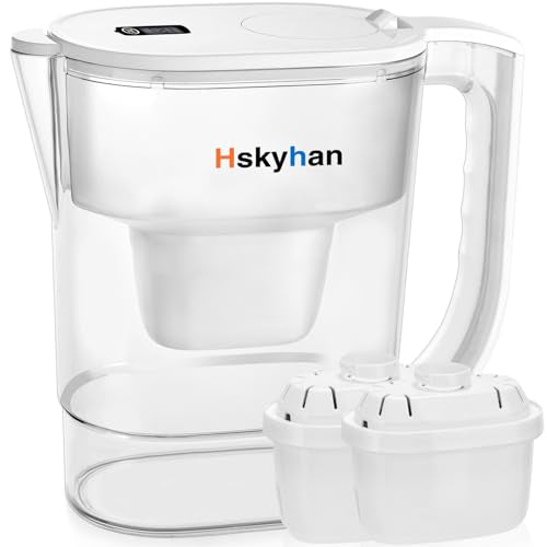 Alkaline Water Filter Pitcher (3.8 Liters / White)