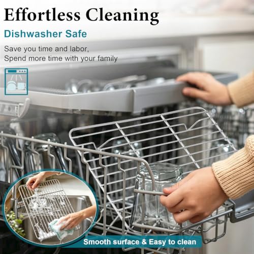 Cooling Rack Silver Stainless Steel Baking Rack for Oven