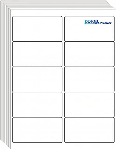 10 UP Sticker Labels (2" x 4" (10-UP) / 500 Sheets)