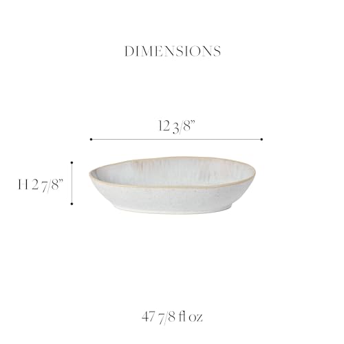 Ceramic 12.25" x 6.75" Oval Baker (Eivissa Sea Blue / 12" Oval Baker)