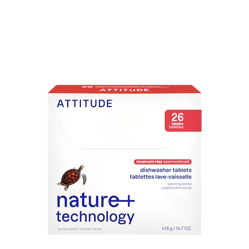 ATTITUDE Dishwasher Pods (26 Count (Pack of 1))