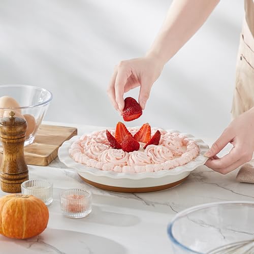 Ceramic Pie Pan for Baking (1 pc)