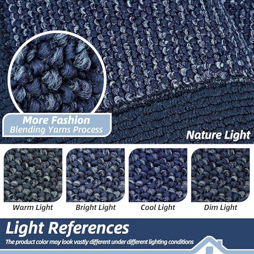 Kitchen Rugs Set of 2 (Blue / 20"x32"+20"x48" (Rectangular))