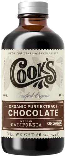 Organic Chocolate Extract for Baking (16 Fl Oz (Pack of 1))