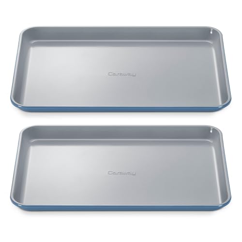 Non Stick Ceramic Medium Baking Sheet Duo (Slate / 2x Medium 10" x 15")