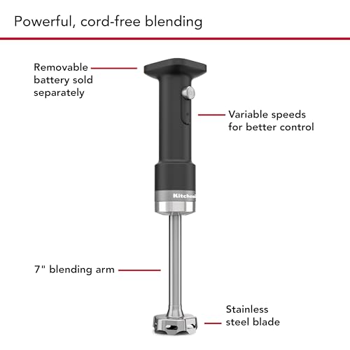 Go Cordless Hand Blender (Matte Black)