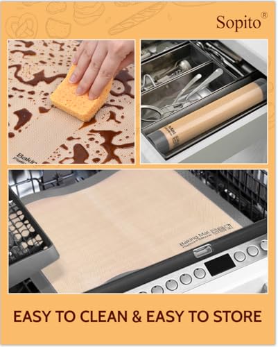 Non Stick Silicone Baking Sheet (Gray)