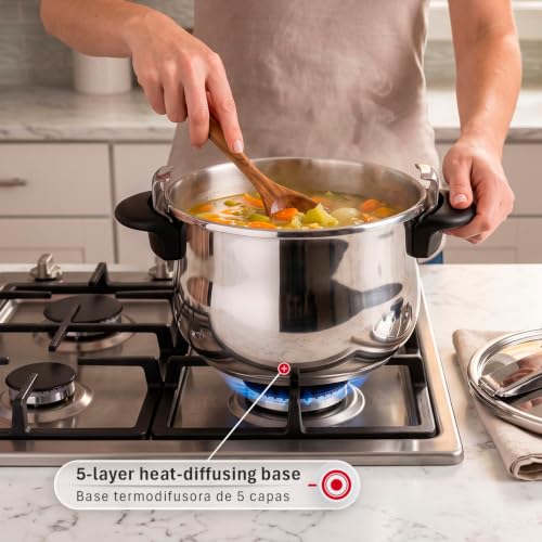 Star Belly 6.3 Qt Stainless Steel Pressure Cooker (6.3 Quarts)