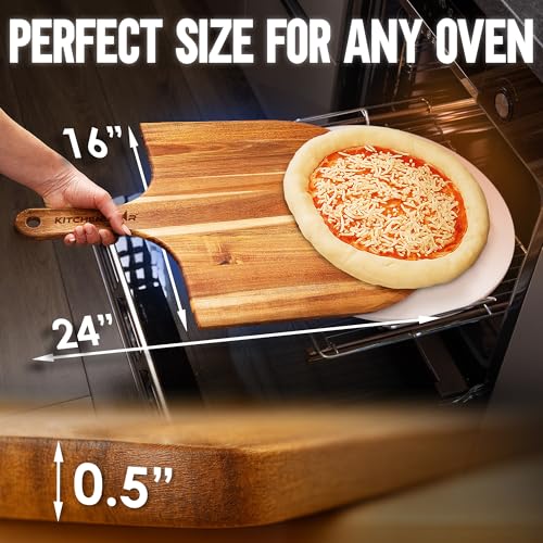 16 Inch Wooden Pizza Peel (Wood / 16 Inches)