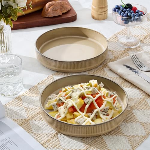 Pasta Bowls Set of 4 (Caramel Khaki)